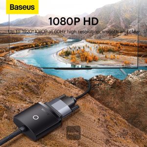 Baseus Lite Series Adapter HDMI to VGA Black