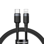 Baseus Cafule Cable Type-C to iP PD 20W 1m  Gray+Black