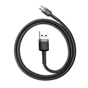 Baseus cafule Cable USB For Micro 2A 3m  Gray+Black