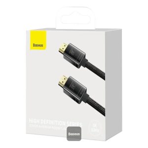 Baseus High Definition Series HDMI 8K to HDMI 8K Adapter Cable 5m Black