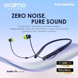 oraimo Necklace Pro ANC Wireless Headphones