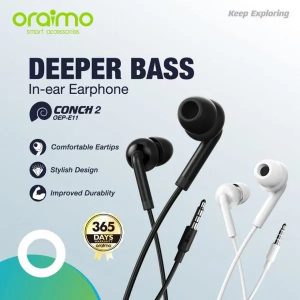 oraimo Conch 2 In-Ear Wired Headphones