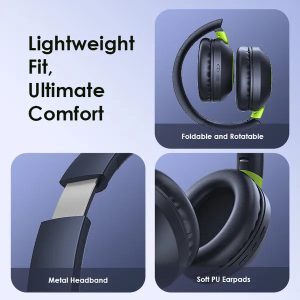 oraimo BoomPop2S ENC Over-Ear Wireless Headphones