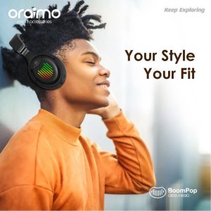 oraimo BoomPop Over-Ear Wireless Headphones