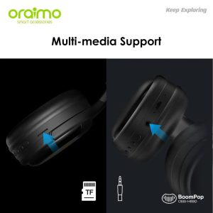 oraimo BoomPop Over-Ear Wireless Headphones