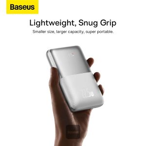 Baseus Bipow Pro Digital Display Fast Charge Power Bank 10000mAh 20W (With Simple Series Charging Cable USB to Type-C 3A 0.3m)