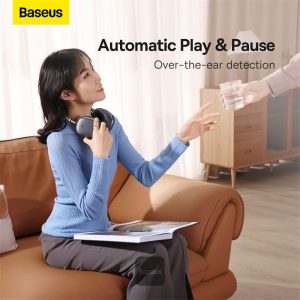 Baseus Bowie H2 Noise-Cancelling Wireless Headphone Bluetooth 5.2 Game Music Over-Ear Headset - Grey