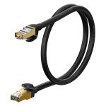 Baseus high Speed Seven types of RJ45 10Gigabit network cable (round cable)1m Black