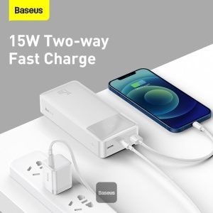 Baseus Bipow Digital Display Power Bank 30000mAh 15W White Overseas Edition | PPBD05020 2