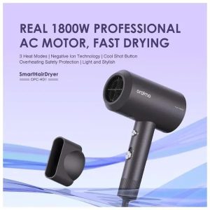 oraimo Smart Hair Dryer 1800W Negative Ion Hair Dryer