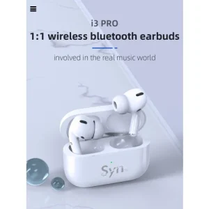 synox i3 pro wireless earphone white