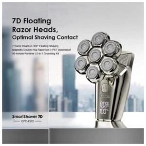 Oraimo Smart Shaver 7D 7 Razor Heads 360° Shaver OPC-RS70