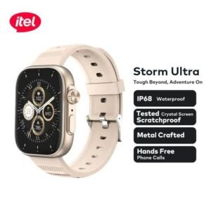 itel Smart Watch ISW-023 2.02" HD Storm Ultra Scratch & Water Proof Gold
