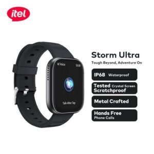 itel Smart Watch ISW-023 2.02" HD Storm Ultra Scratch & Water Proof Black