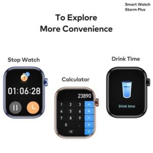 itel 2.01" HD Water Proof ISW-015 Storm Plus Smart Watch Blue