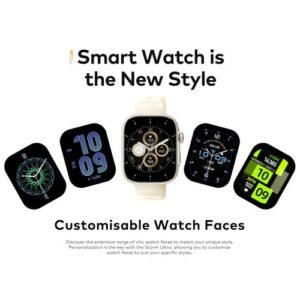 itel Smart Watch ISW-023 2.02" HD Storm Ultra Scratch & Water Proof Black