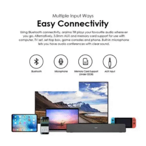 Oraimo Tilt Wireless Sound Bar Speaker- Obs-92d - 16W