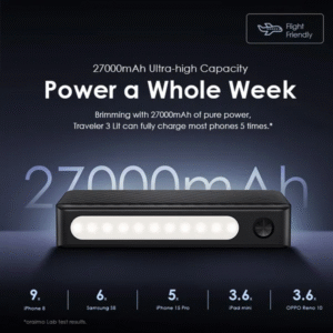 ORAIMO POWER BANK 27000mah +15w OPB-1270