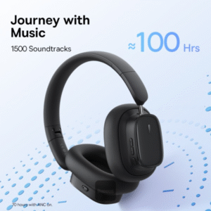 Baseus Bowie H1i Wireless Headphones - 100H Playtime ANC Headset - Cluster Black