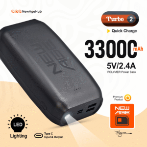 Turbo 2 – 33000mAh Power Bank (With Torch Light)