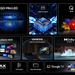 TCL 65 INCHES QD-Mini LED 4K HDR Smart TV 65C6KS