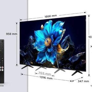 TCL 75 INCHES QLED 4K Ultra HD HDR Google TV 75P7K